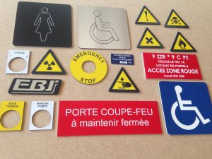 plusieurs style de plaques
