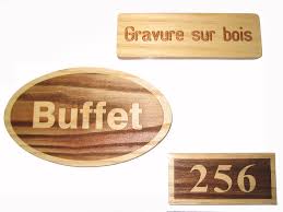différentes plaque en bois