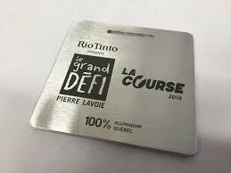 petite plaque en inox gravée