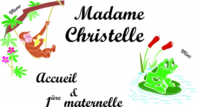 plaque institutrice maternelle